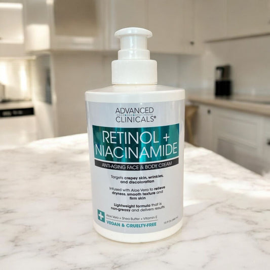 Advanced Clinicals Retinol + Niacinamide Body Cream
