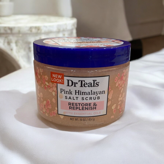 Dr. Teal's Pink Himalayan Salt Restore and Replenish scrub