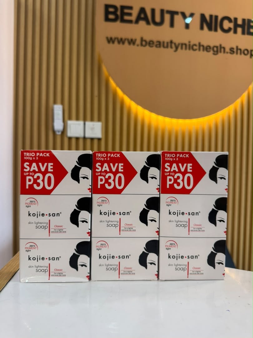 Kojie San Skin Lightening Soap Classic – Trio Pack