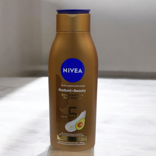 Nivea Radiant and Beauty oils and vitamins lotion