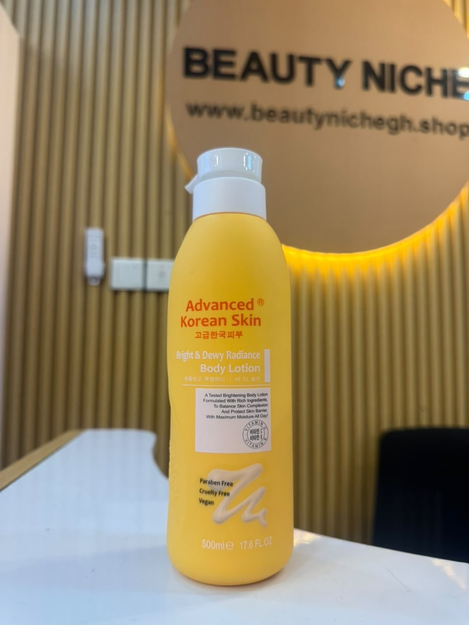 Advanced Korean Skin Bright and Dewy Radiance Body Lotion