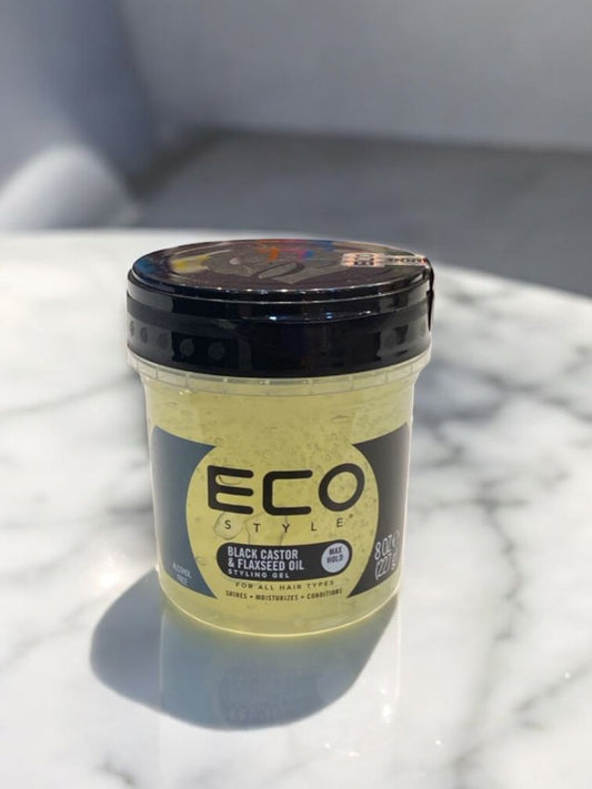 Eco Style Black Castor & Flaxseed Oil Styling Gel