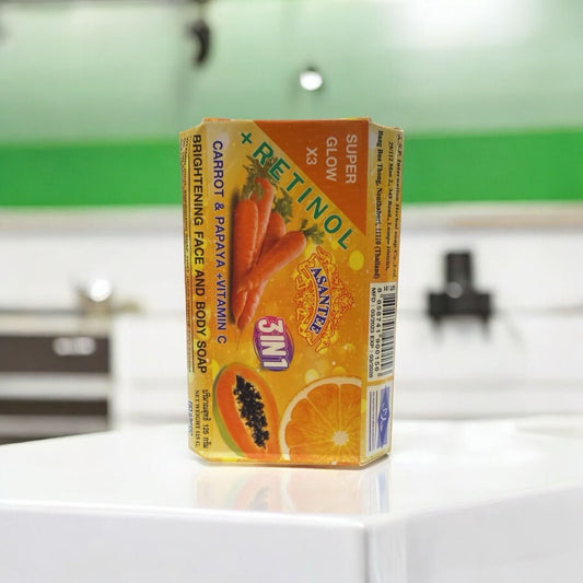 Asantee Carrot & Papaya + Vitamin C Soap