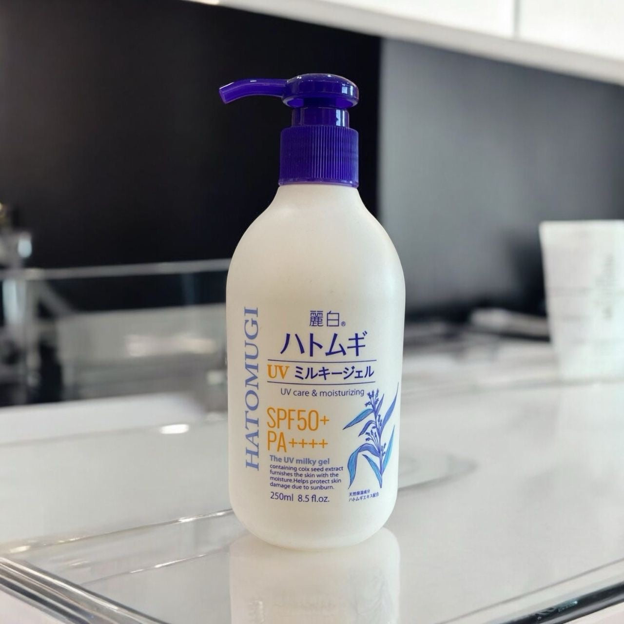 HATOMUGI MILKY GEL SPF