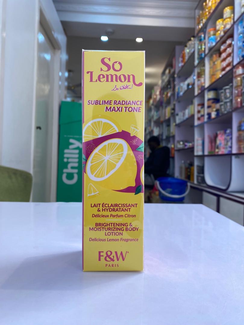 F&W So Lemon Maxitone Body Lotion