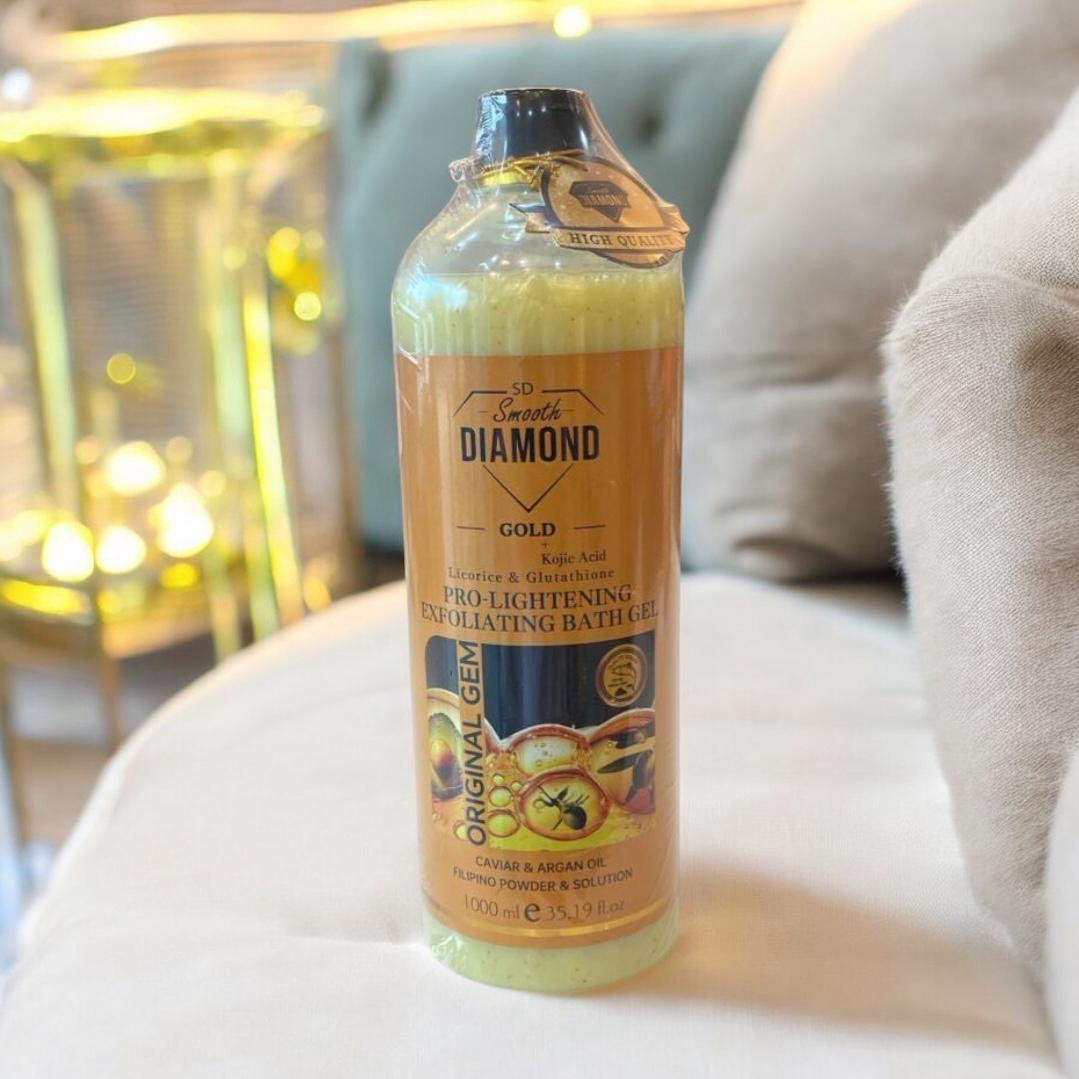 Smooth Diamond Gold Pro-Lightening Exfoliating Bath Gel