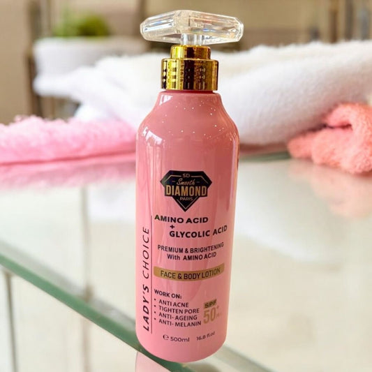 Smooth diamond Amino Acid + Glycolic Acid Face & Body Lotion