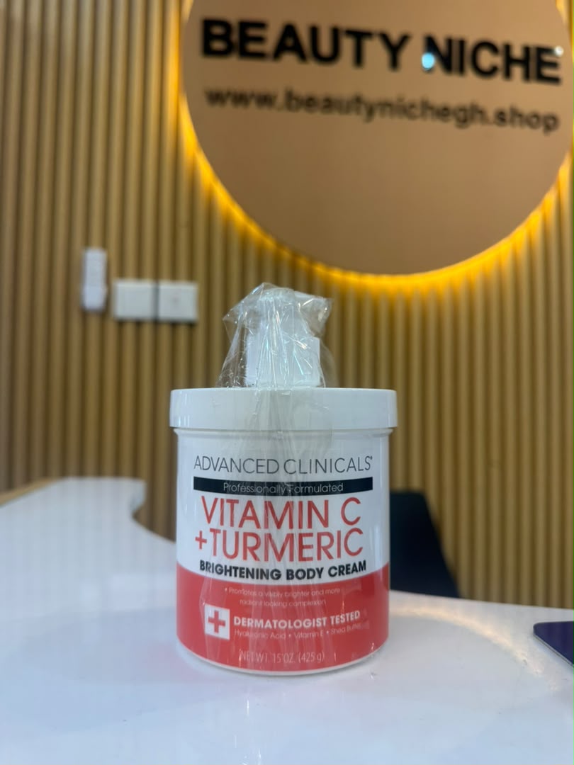 Advanced Clinicals Vitamin C + Tumeric Body Cream