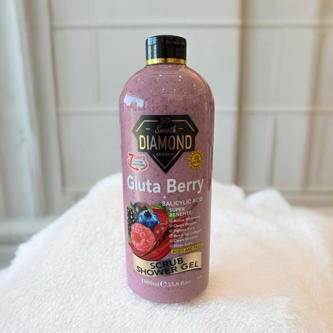Smooth Diamond Gluta Berry Shower Gel