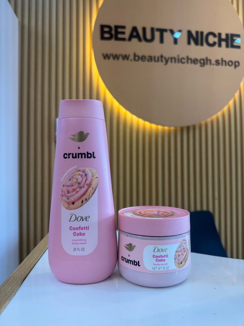 Dove x Crumbl Confetti Cake Body Scrub