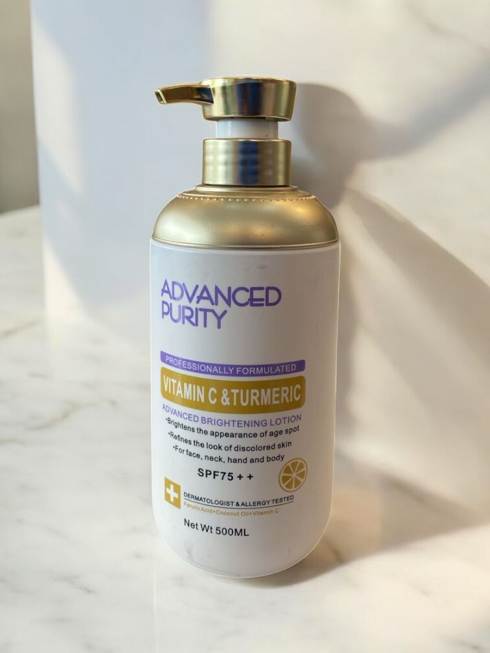 Advanced Purity Vitamin C & Tumeric Lotion