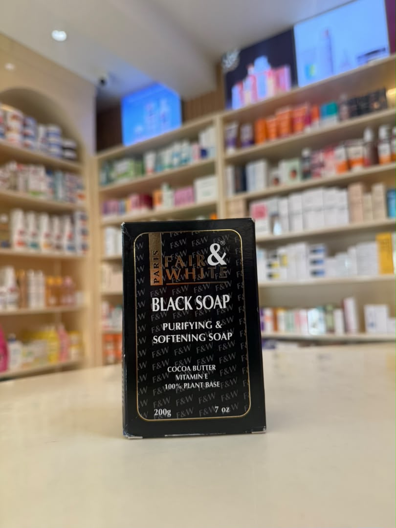 Fair & White Paris Black Soap Purifying & Softening Soap