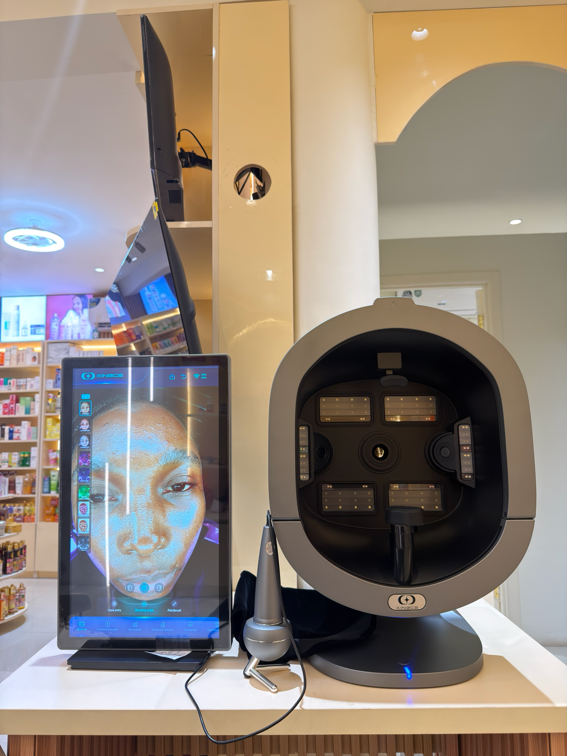 A.A AI Skin Analysis Experience at Beauty Niche
