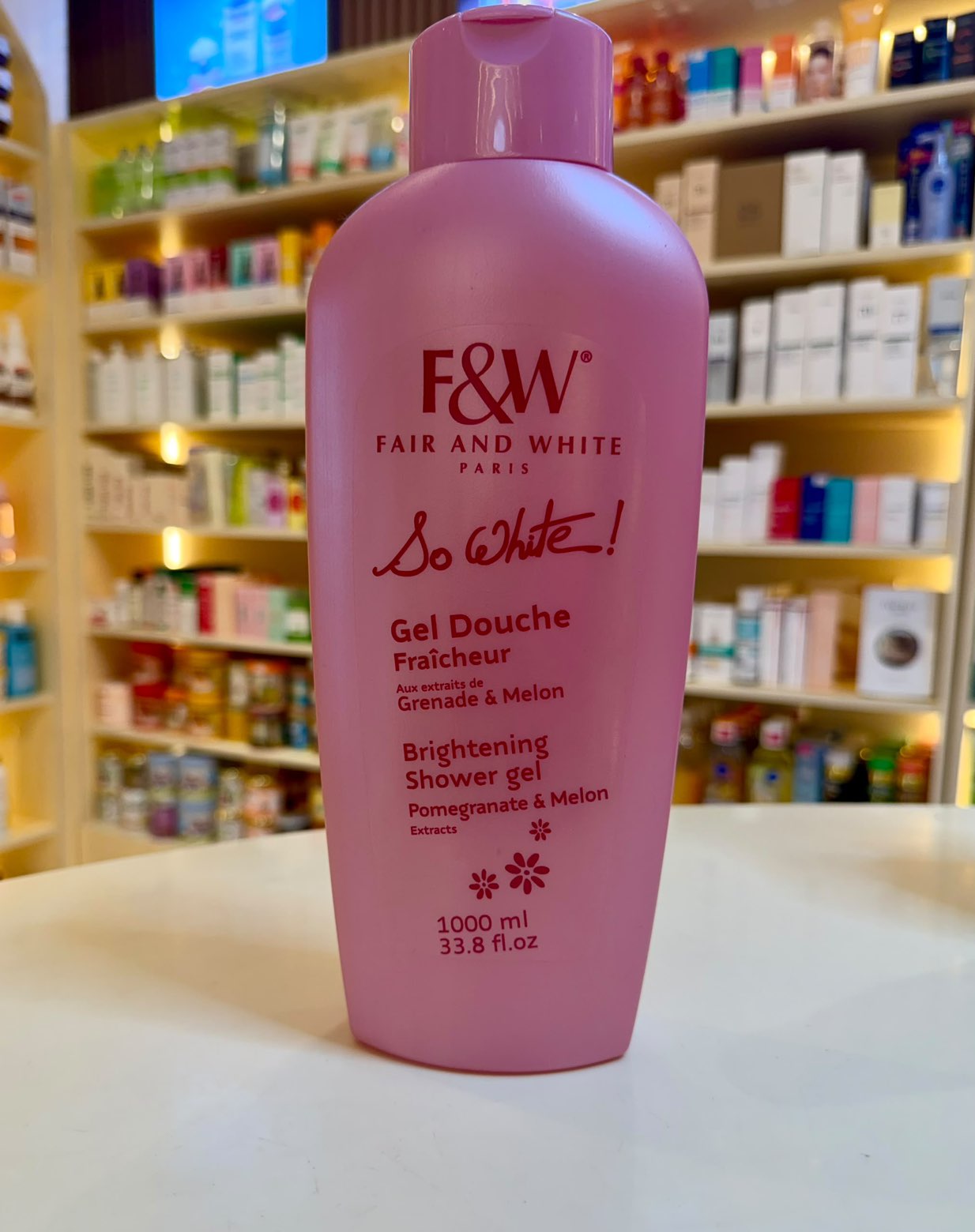 Fair and white do white shower gel