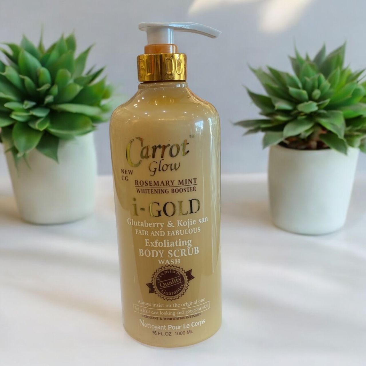 Carrot Glow i-Gold exfoliation Body Scrub Wash