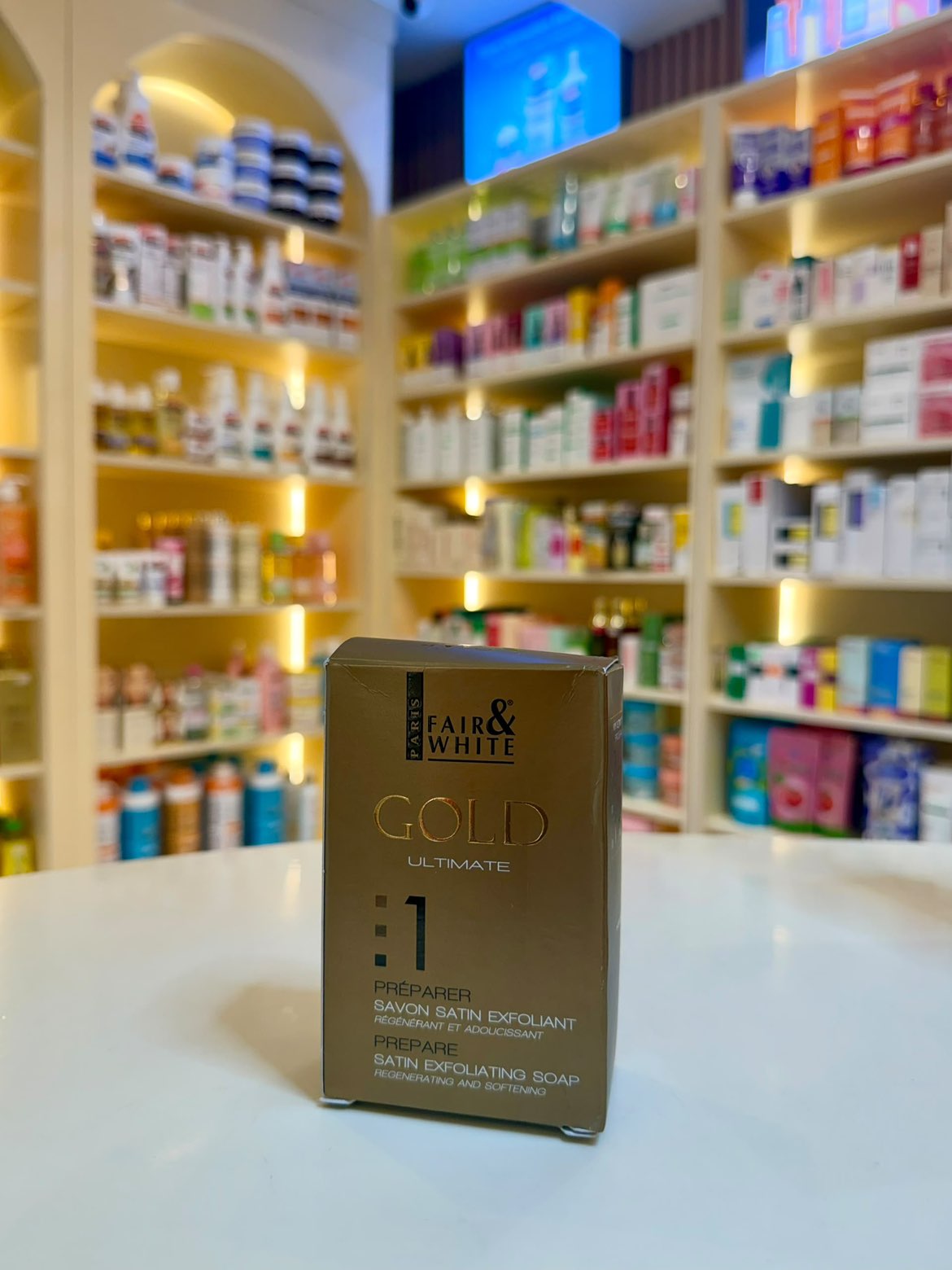 Fair and white bar soap