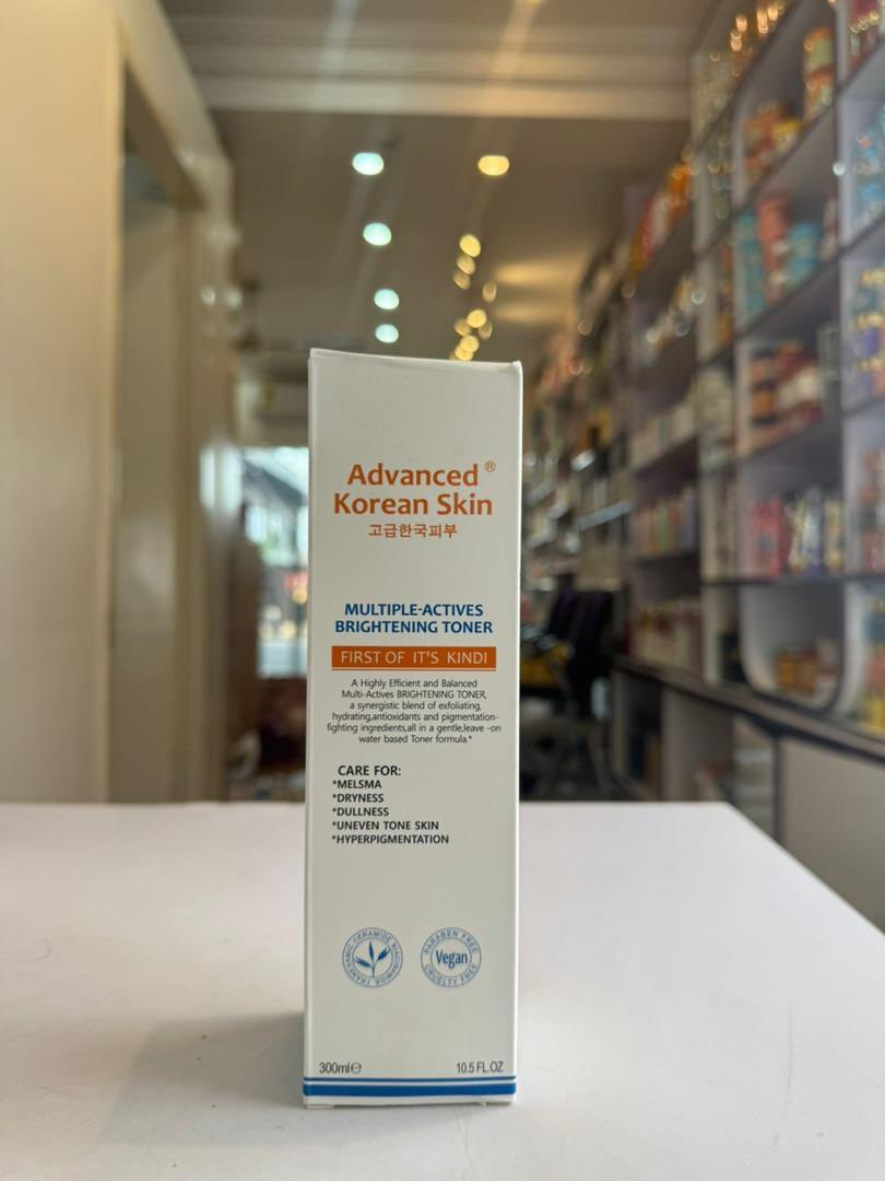 Advanced Korean skin multiple actives brightening toner