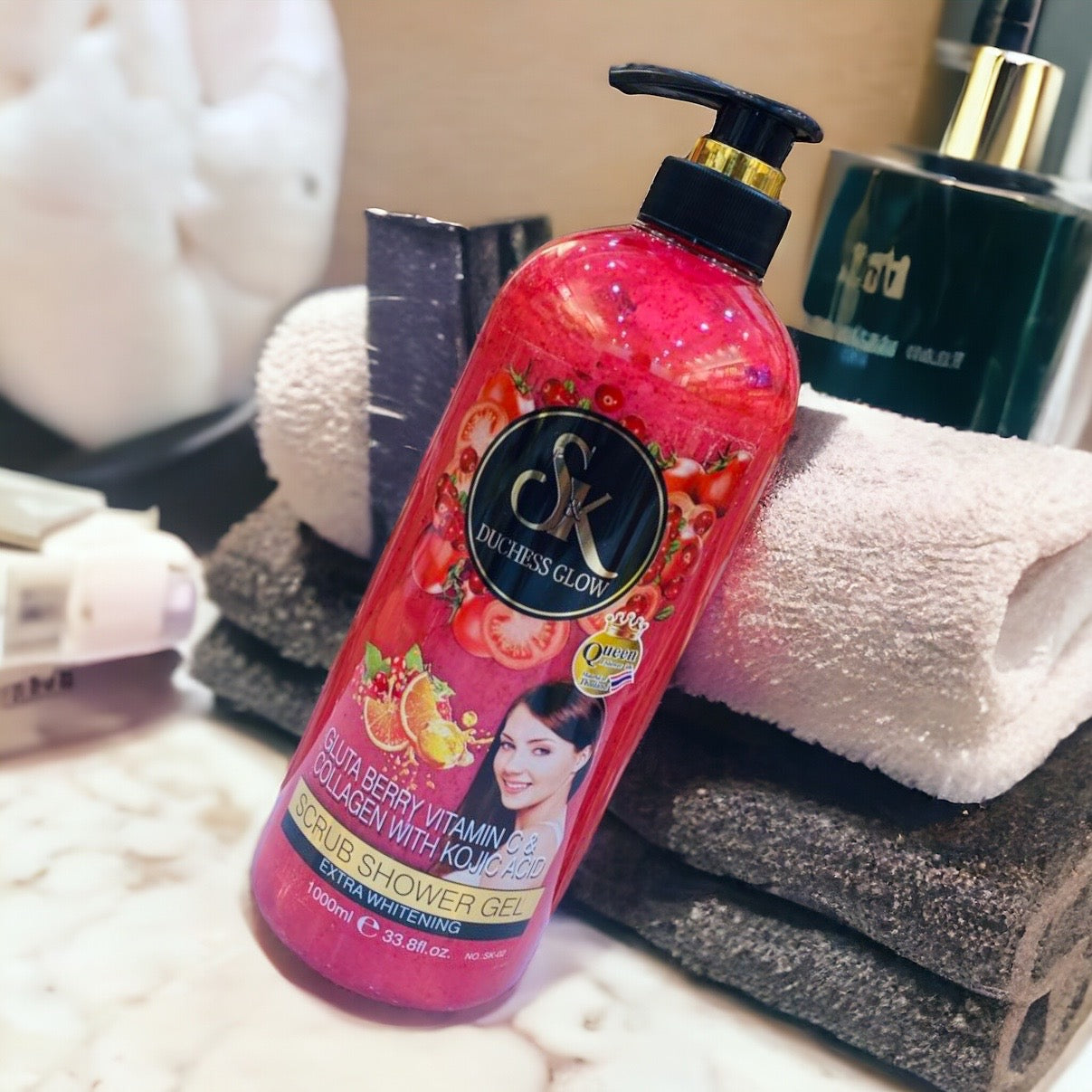 SK Duchess Glow Gluta Berry Scrub Body Wash