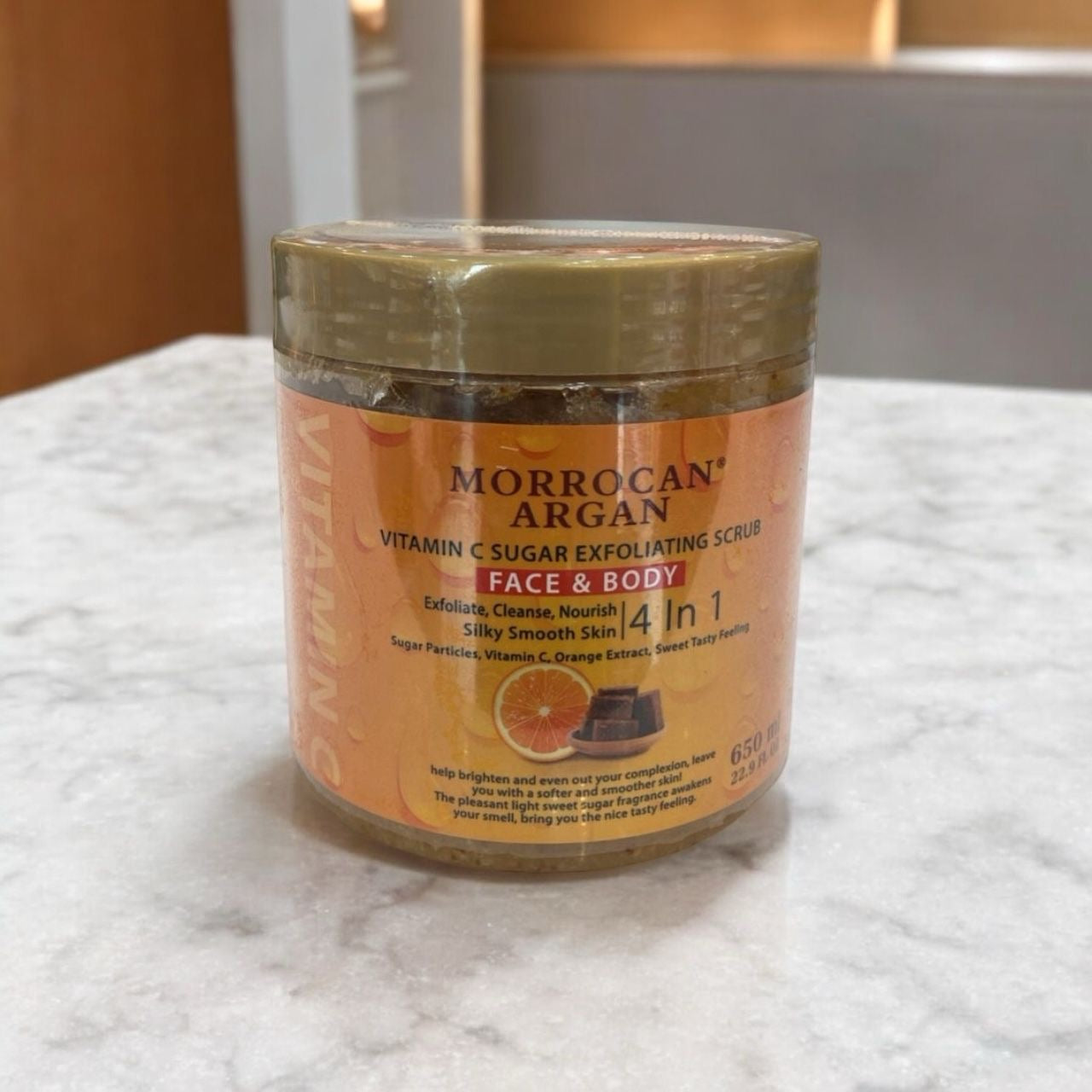 Morrocan Argan Vitamin C Sugar Exfoliating Scrub