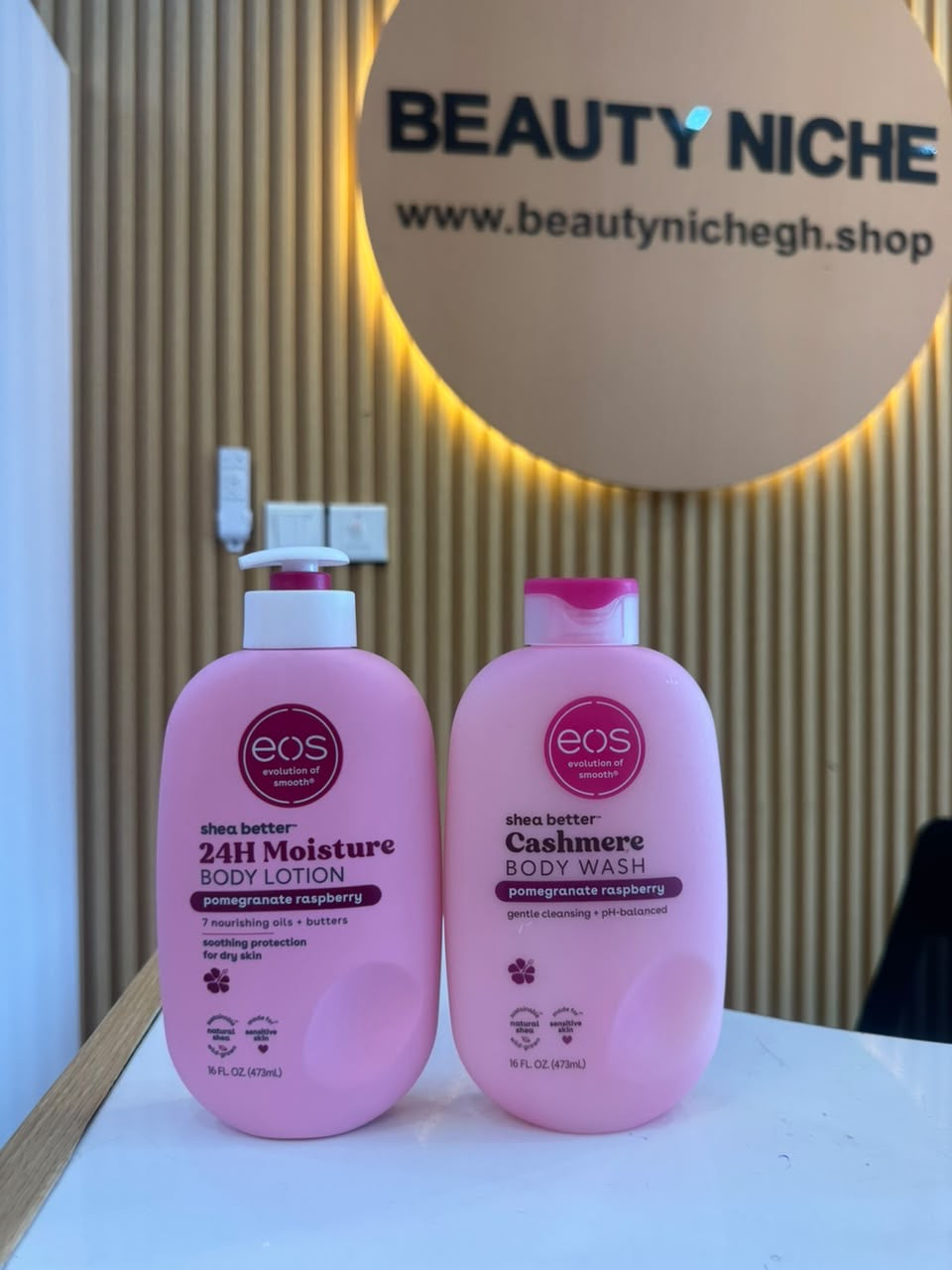 EOS Shea Better™ 24H Moisture Body Lotion – Pomegranate Raspberry