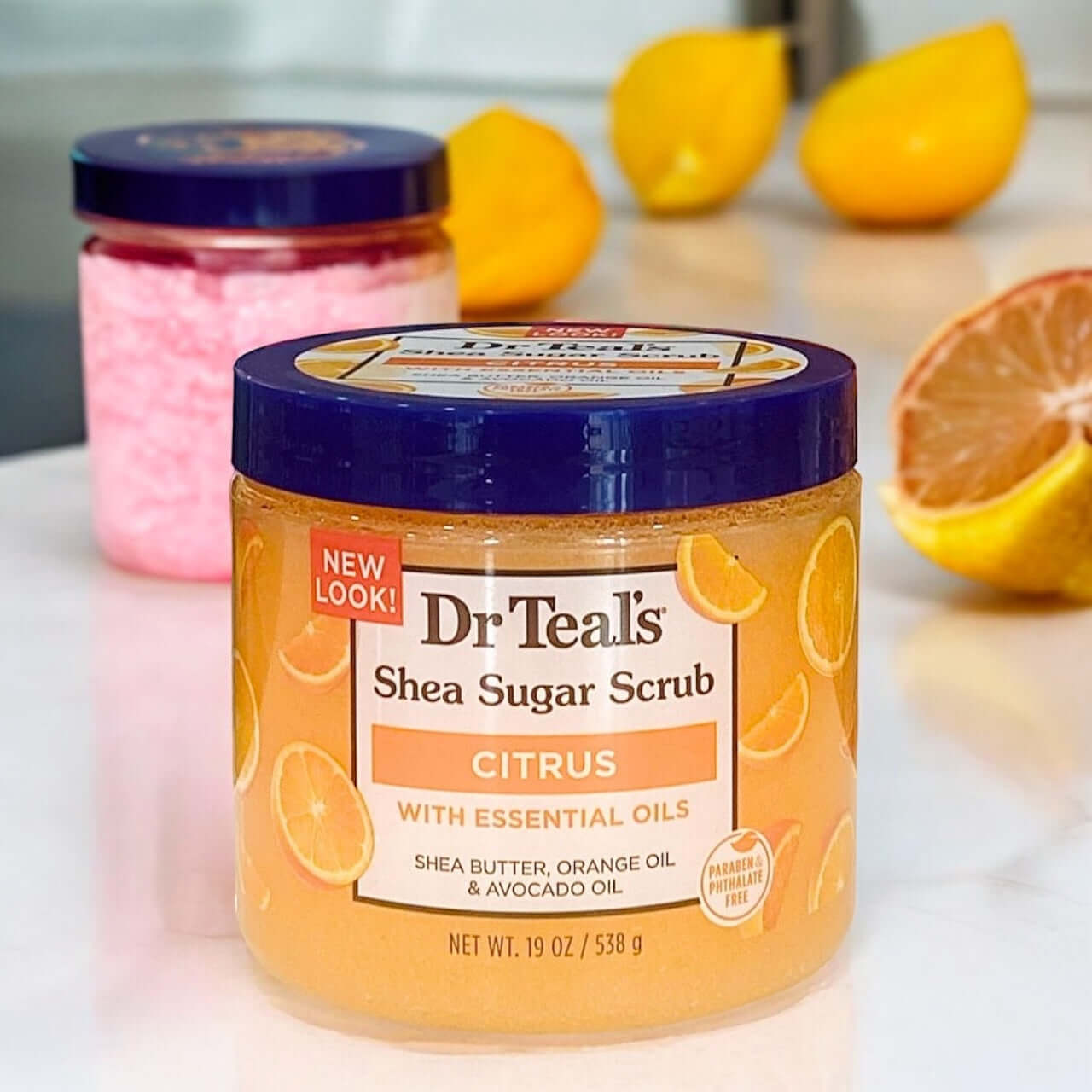 Dr. Teals Zitrus-Shea-Zuckerpeeling