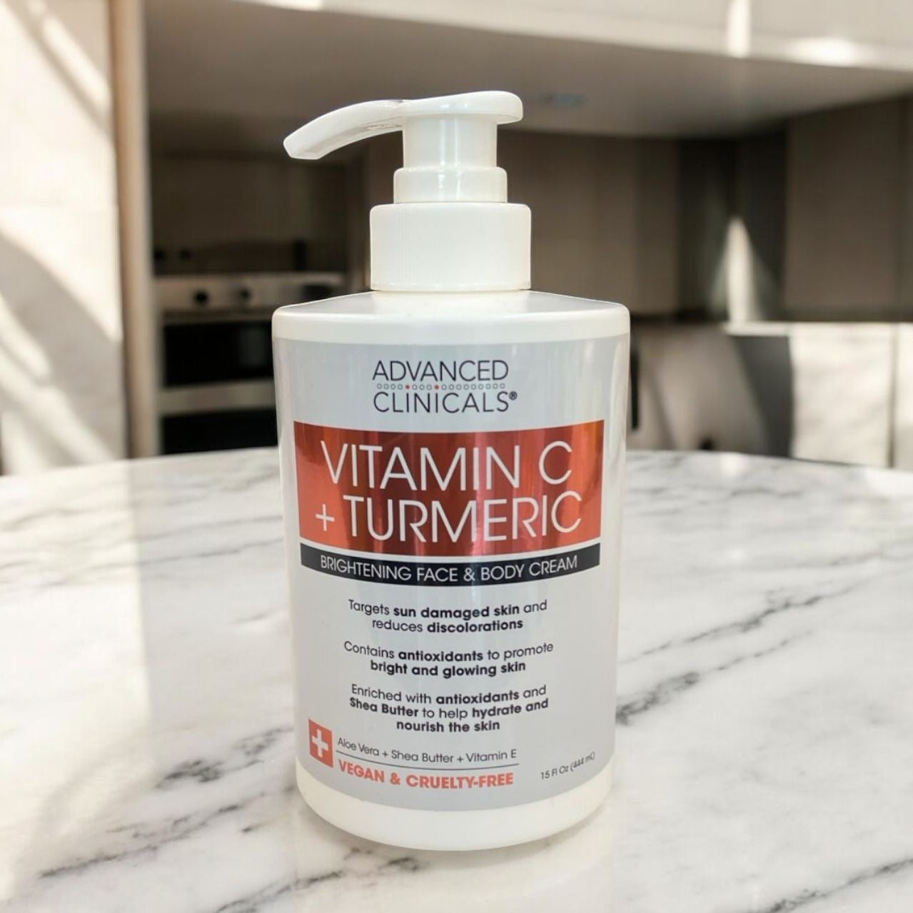 Advanced Clinicals Vitamin C + Tumeric Body Cream