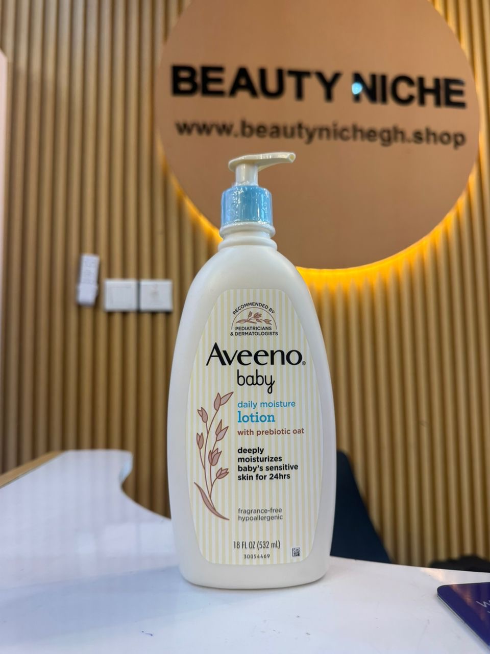 Aveeno Baby Daily Moisture Lotion with Prebiotic Oat
