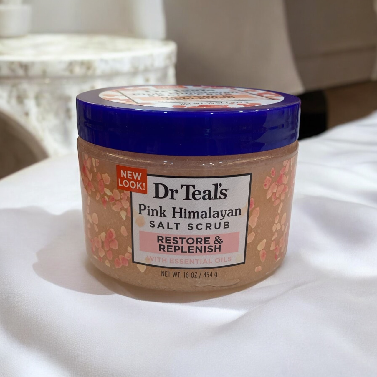 Dr. Teal's Pink Himalayan Salt Glow and Radiance scrub