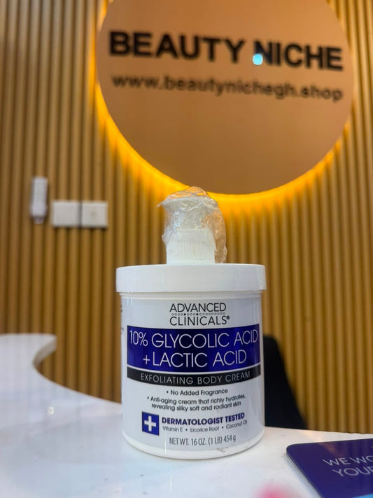 Advanced Clinicals 10%Glycolic Acid + Lactic Acid