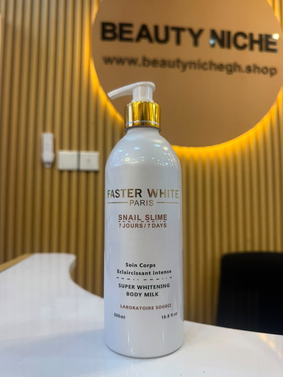 Faster White Snail Slime Body Milk