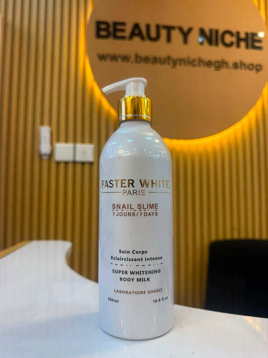 Faster White Snail Slime Body Milk
