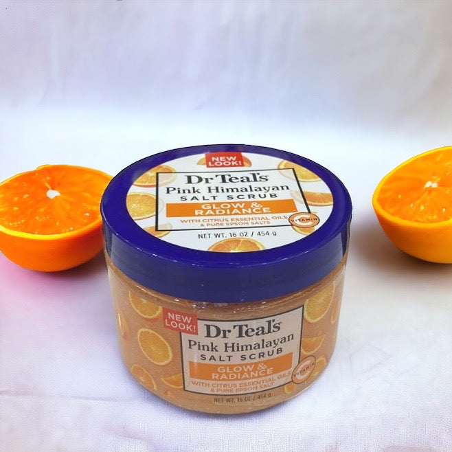 Dr. Teal's Pink Himalayan salt Vitamin C scrub