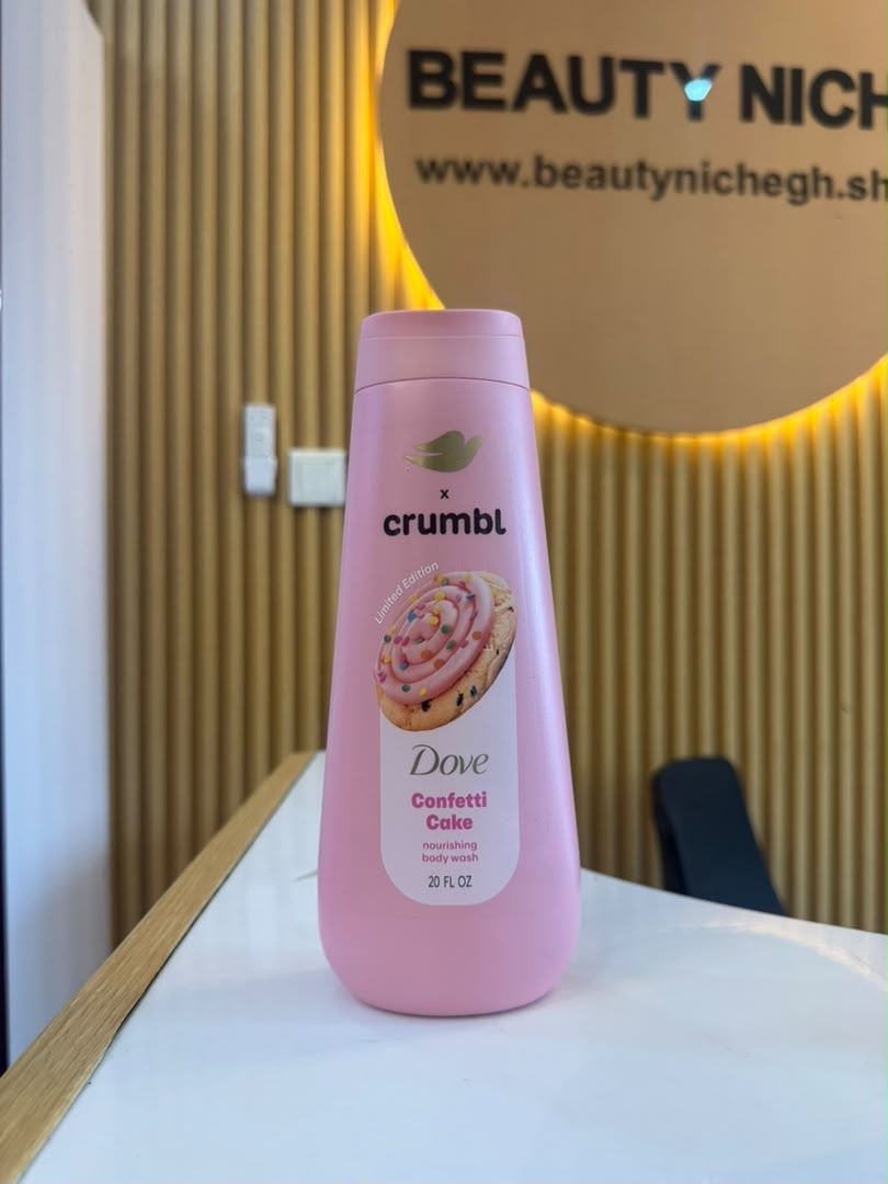 Dove x Crumbl Confetti Cake Nourishing Body Wash