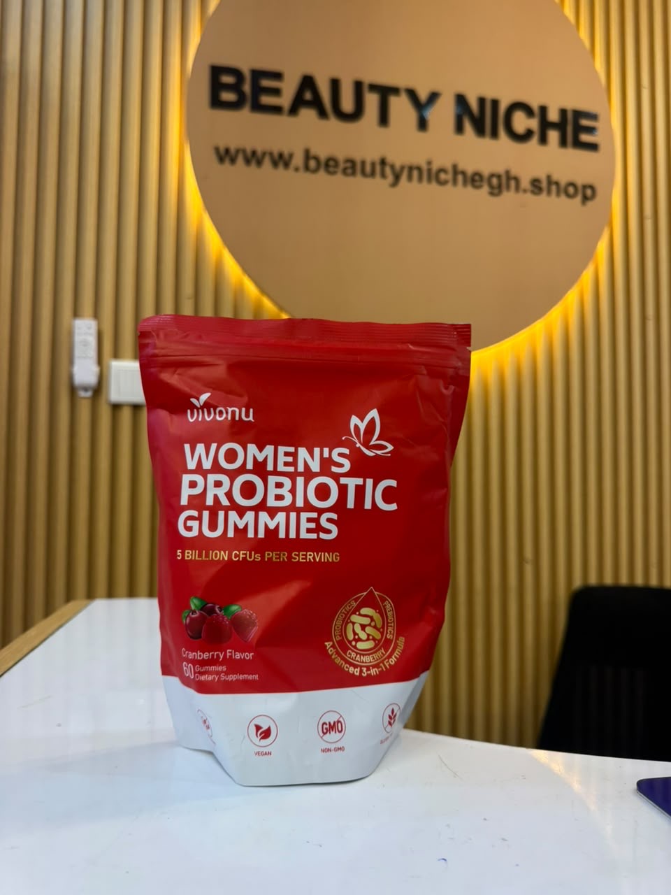 Women’s Probiotic Gummies – Cranberry Flavor