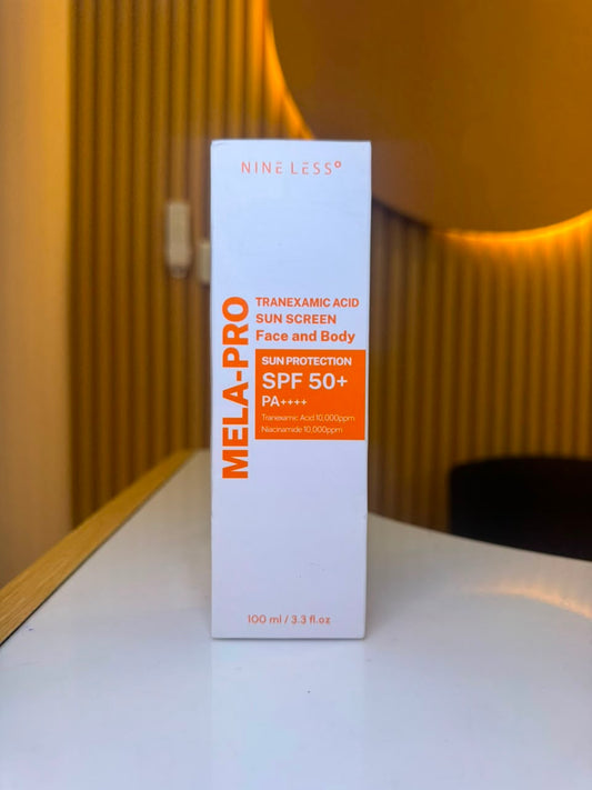 NINE LESS MELA-PRO Tranexamic Acid Sunscreen SPF 50+ PA++++ (100ml)
