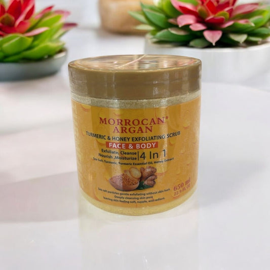 Morrocan Argan Tumeric & Honey Exfoliating Scrub