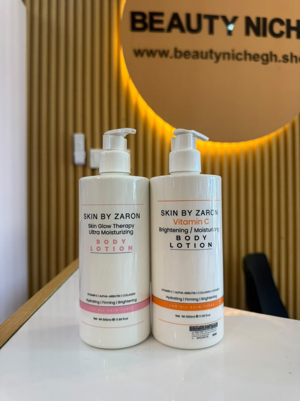 SKIN BY ZARON Skin Glow Therapy Ultra Moisturizing Body Lotion