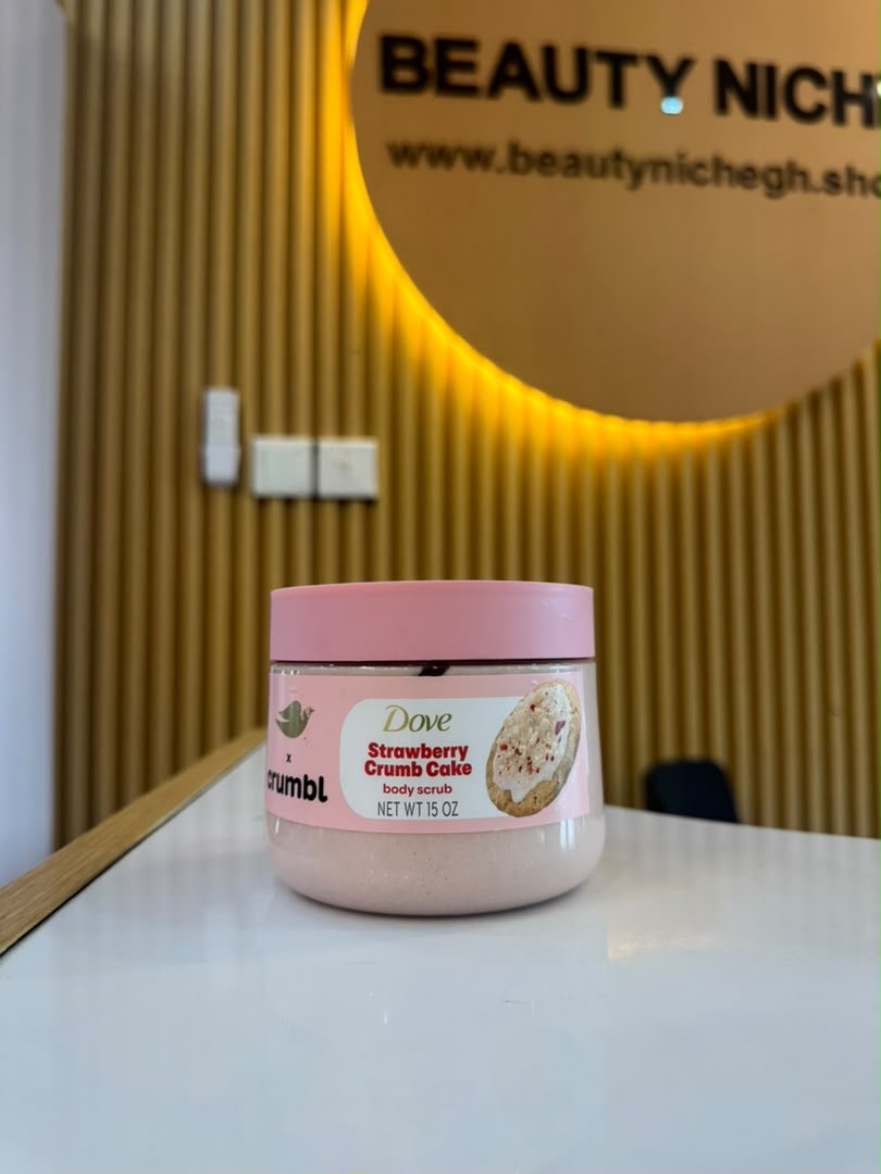 Dove x Crumbl Strawberry Crumb Cake Body Scrub
