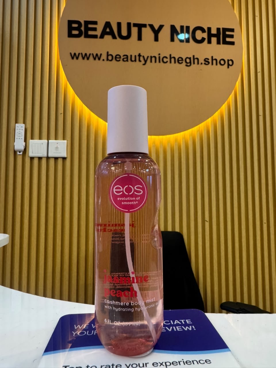 EOS Jasmine Peach Cashmere Body Mist