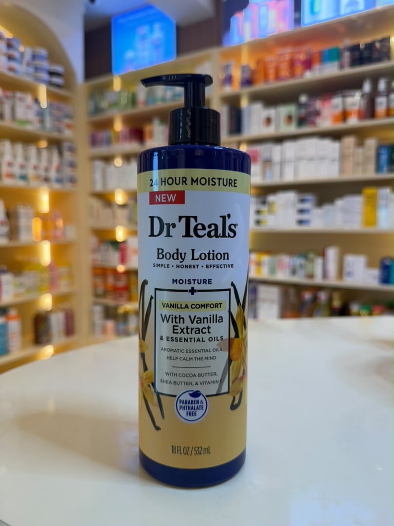 Dr Teal’s Vanilla Comfort Body Lotion with Vanilla Extract & Essential Oils