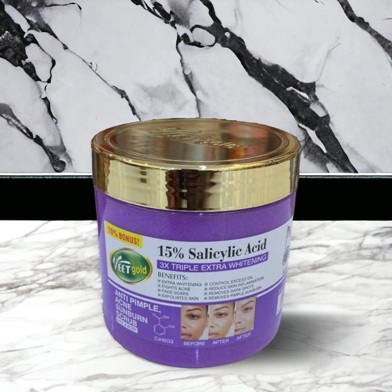 Veetgold 15% Salicylic Acid Extra Whitening Scrub