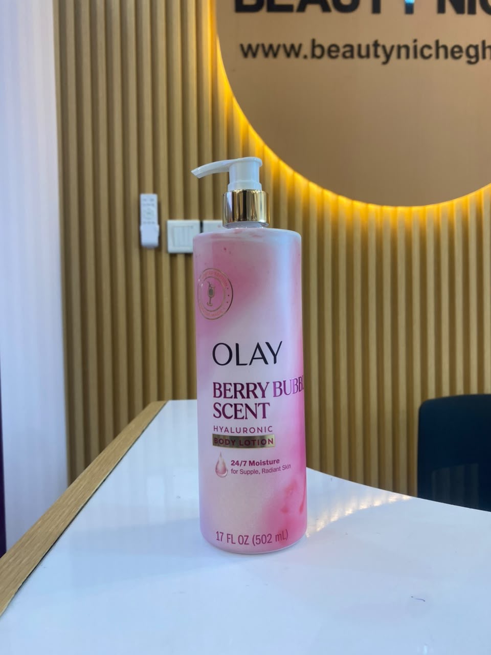 Olay Berry Bubble Scent Hyaluronic Body Lotion