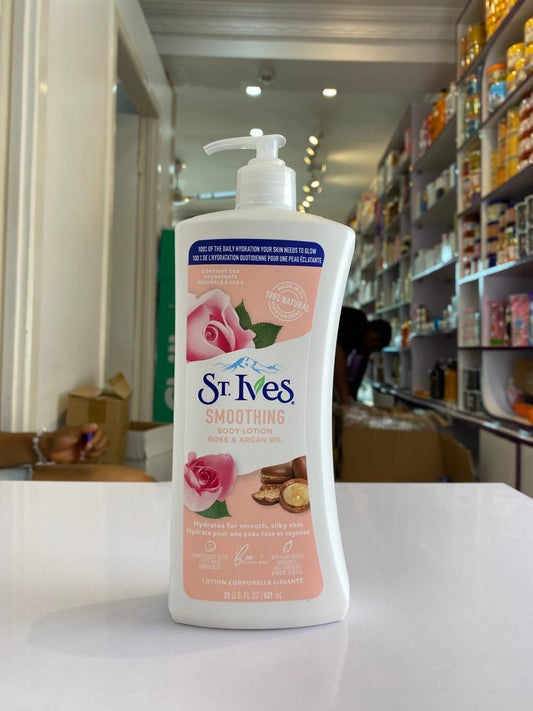 St Ives Rose und Argan Lotion