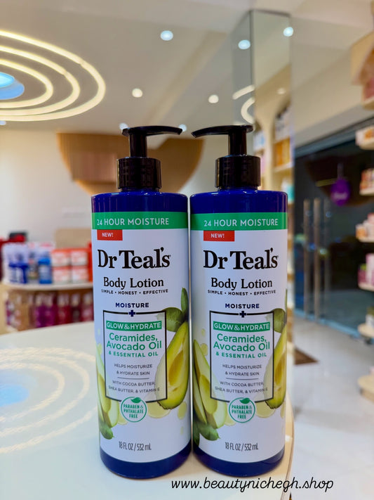 Dr Teal’s Glow & Hydrate Ceramides & Avocado Oil Body Lotion