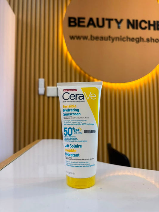 CeraVe Invisible Hydrating Sunscreen SPF 50+ – Face & Body