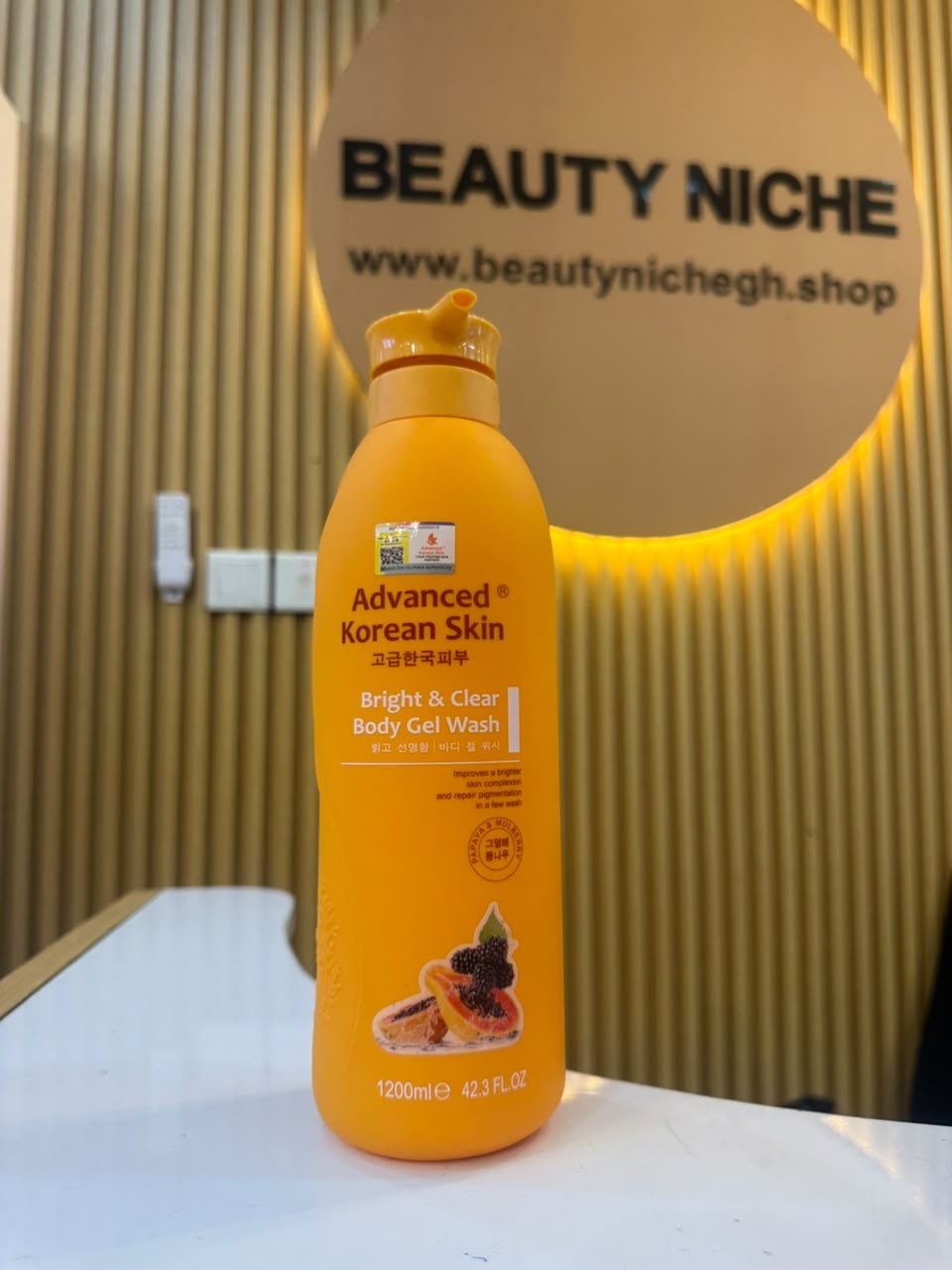 Advanced Korean Skin Bright & Clear Body Gel Wash