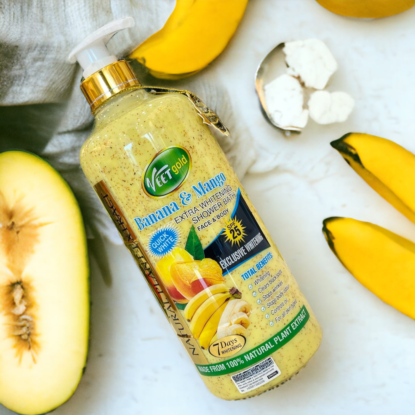 Veetgold Banana and Mango Shower Gel