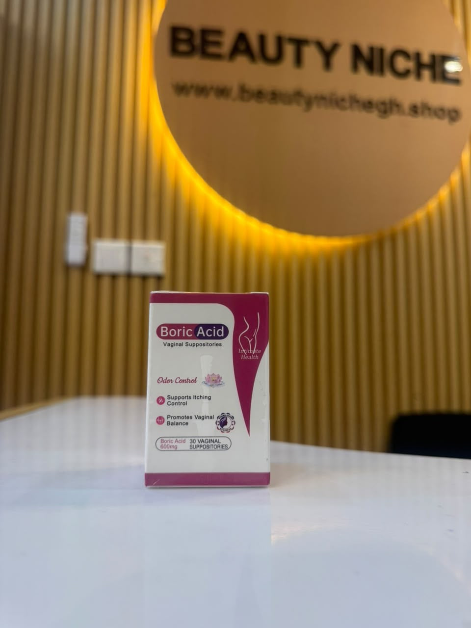 Boric Acid 600mg Vaginal Suppositories