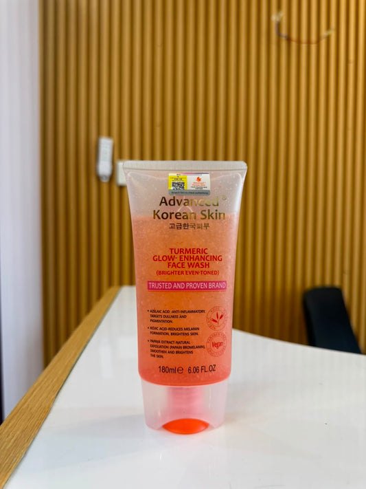 Advanced Korean skin Tumeric Glow- Enhancing Face Wash