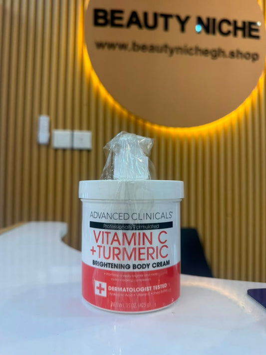 Advanced Clinicals Vitamin C + Tumeric Body Cream